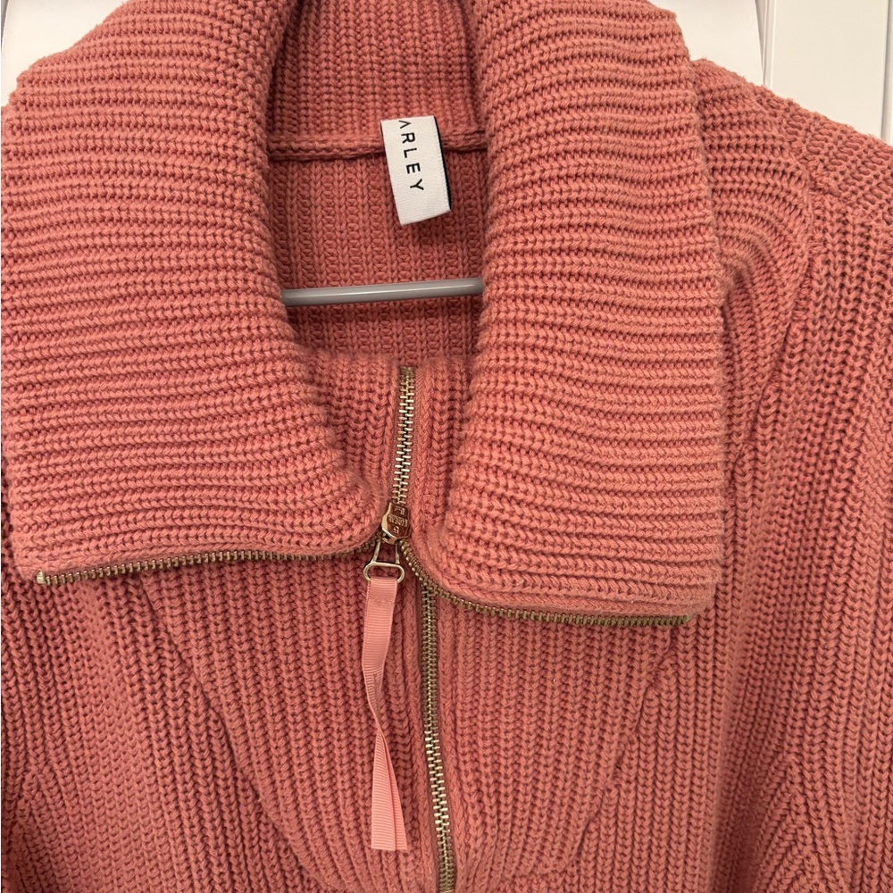 Varley Pink Ribbed Sweater - Picture 3 of 5